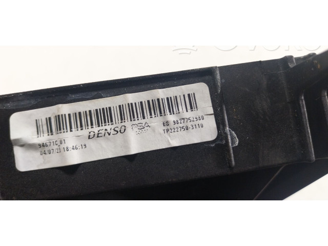 Вентилятор радиатора 9827752980, 9827752980 Peugeot 2008 II