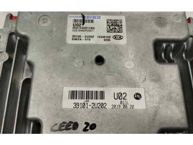 Блок управления двигателя 39100-2U202 KIA Ceed