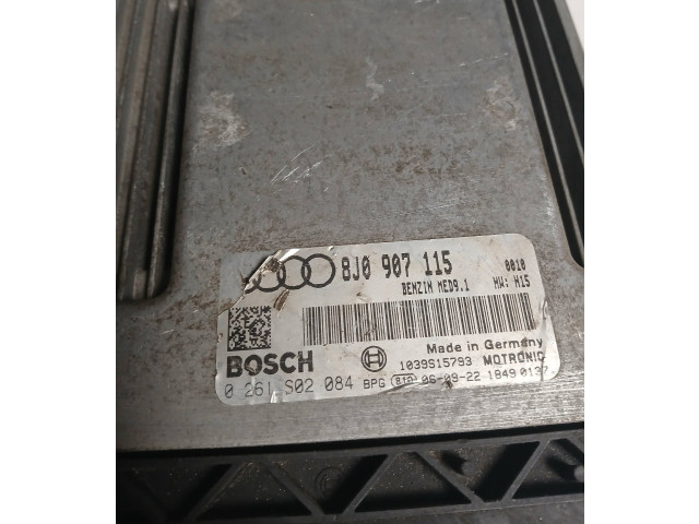 Блок управления двигателя 8J0907115, 0261S02084 Audi TT TTS RS Mk3 8S