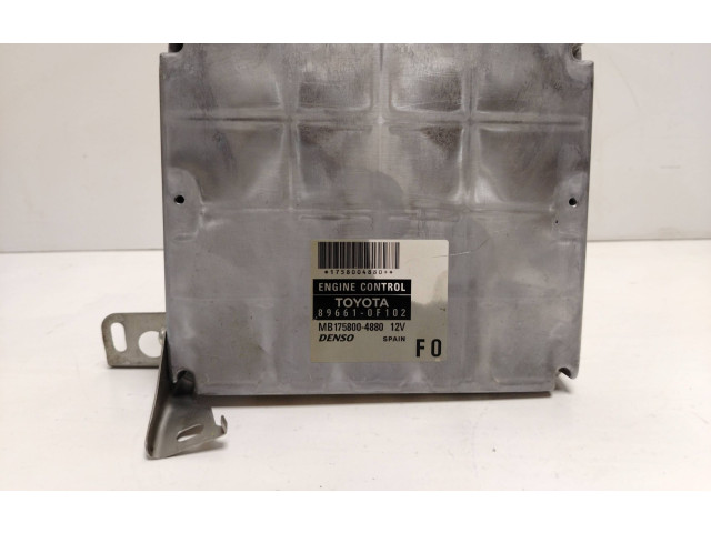 Блок управления двигателя MB1758004880, 1758004880   Toyota Corolla Verso AR10