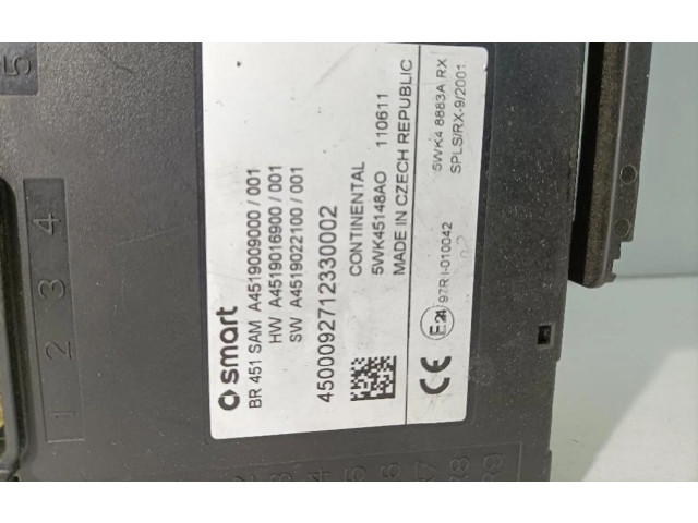 Pojistková skříňka Smart ForTwo II 2007