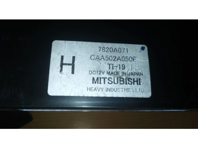 Блок управления климат-контролем 7820A071, CAA502A050F   Mitsubishi Grandis