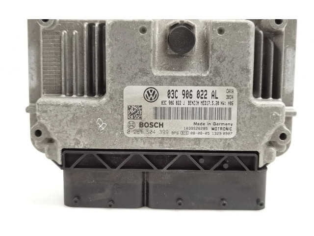 Блок управления двигателя 03C906022AL, 0261S04399 Volkswagen Golf SportWagen