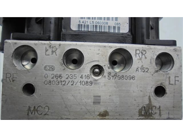 Jednotka ABS 0265235416 Fiat Bravo - Brava 2007
