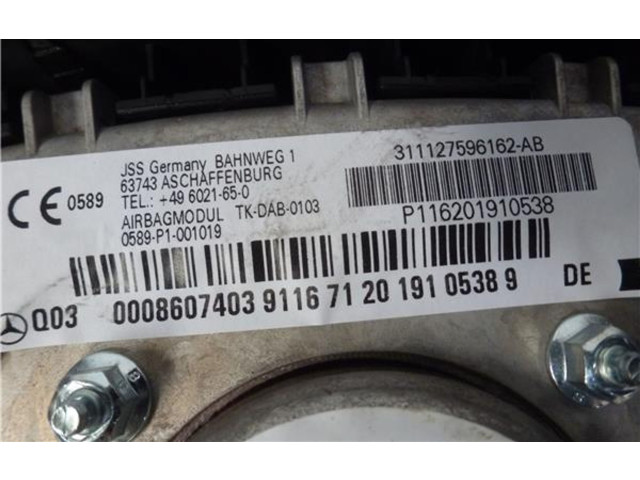 Подушка безопасности водителя P1162019110538 Mercedes-Benz A W169