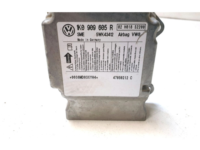 Блок подушек безопасности 1K0909605R Skoda Octavia Mk2 (1Z)