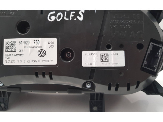 Панель приборов 517920750 Volkswagen Golf Sportsvan