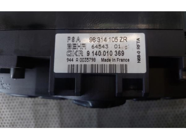 Блок управления климат-контролем 96314105ZR, 6454301 Citroen Xsara Picasso