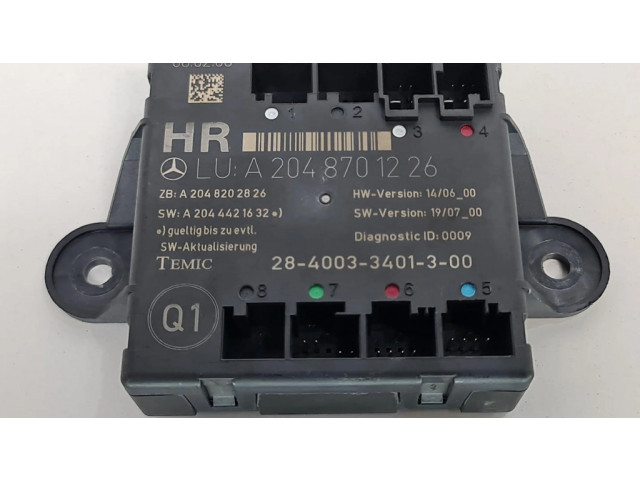 Блок управления 2840033401300, A2048701226 Citroen Berlingo