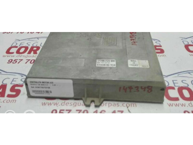 Řídící jednotka HOM7700723126, CENTRALITAMOTORUCE   Renault 25 