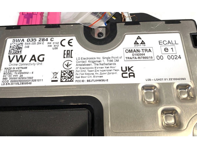 Блок управления 5WA035284C Skoda Octavia Mk4