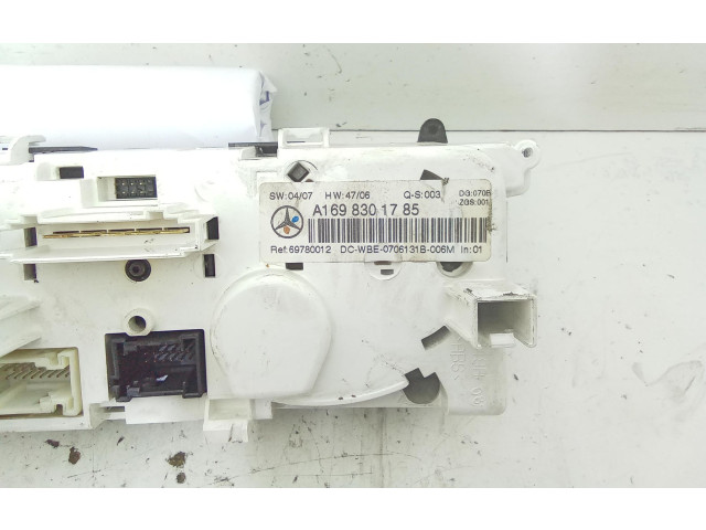 Блок управления климат-контролем A1698301785, 640941   Mercedes-Benz A W169