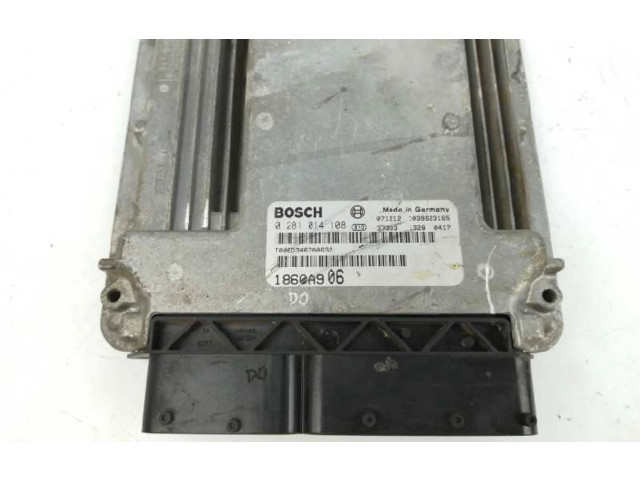 Блок управления двигателя 1860A906, 0281014108   Mitsubishi Outlander