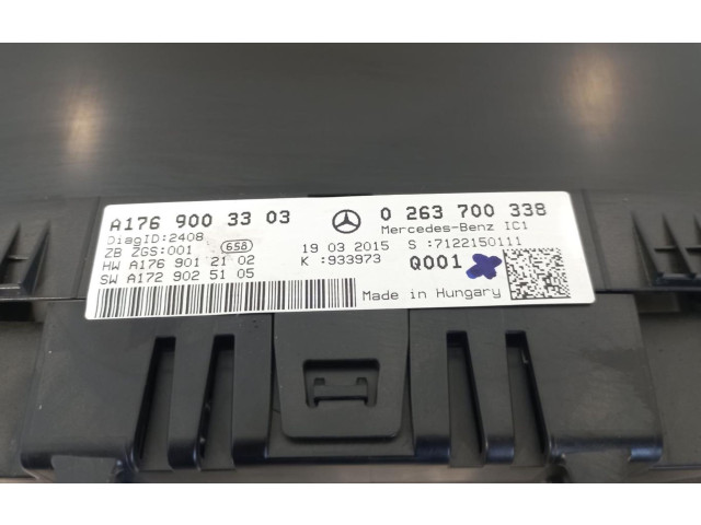 Панель приборов A1769003303   Mercedes-Benz A W176       