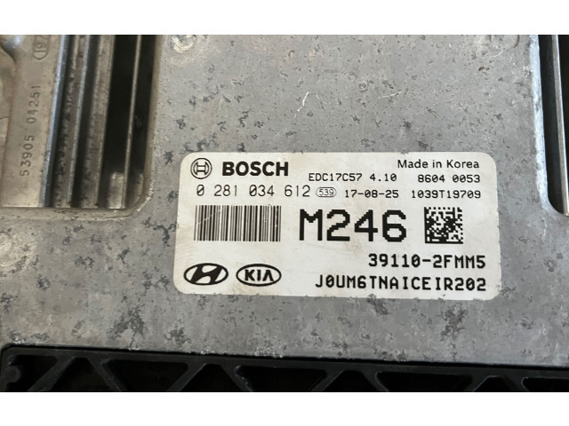 Блок управления двигателя 0281034612, EDC17C574 KIA Sorento