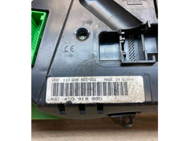 Спидометр (приборный щиток) 4B0919880, 110008807 Audi A6 S6 C5 4B