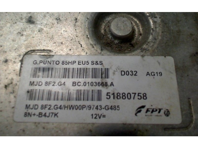 Řídící jednotka    Fiat Punto (199) 2010