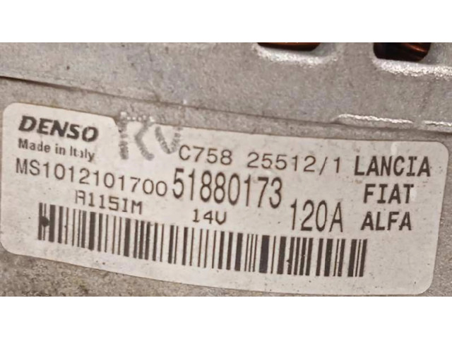 Генератор 51880173, MS1012101700   Fiat Qubo 1.3     