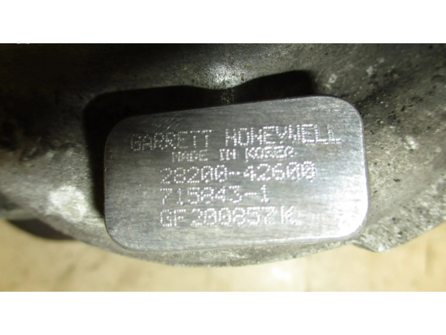 Turbodmychadlo Турбина 715843-1, 2820042600 Hyundai H-1, Starex, Satellite 2.5 D4BH