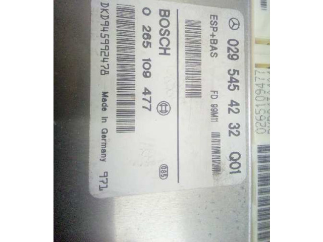 Блок управления двигателя 0265109477   Mercedes-Benz A W168