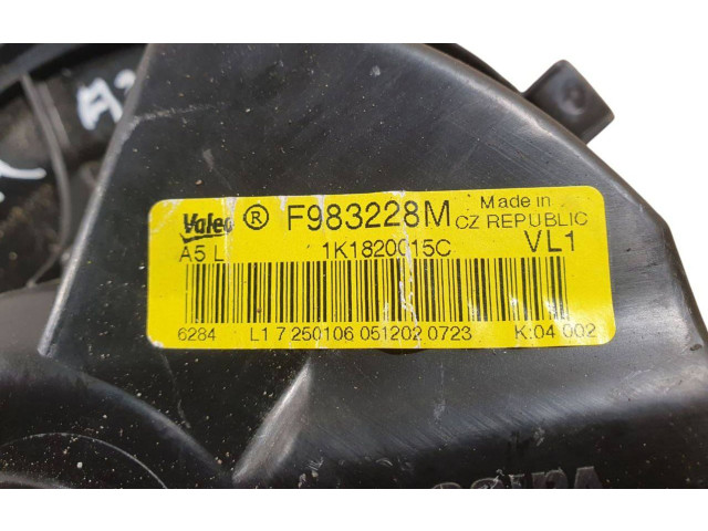 Вентилятор печки 1K1820015C, 1K1819015D Audi A3 S3 8P