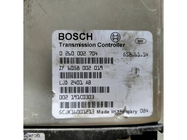 Блок управления коробкой передач 0260002704 Jaguar XJ X308