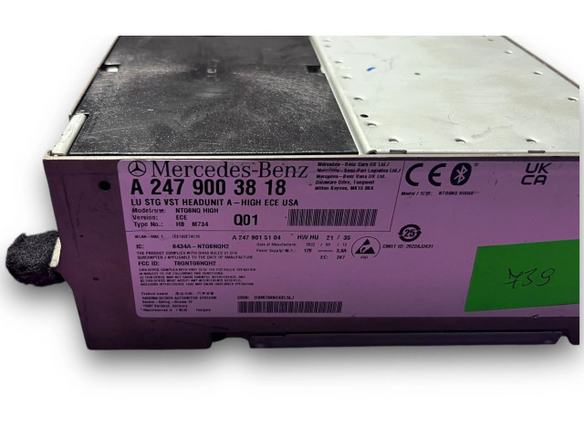 Блок комфорта NR739, A2479003818   Mercedes-Benz GLB x247   