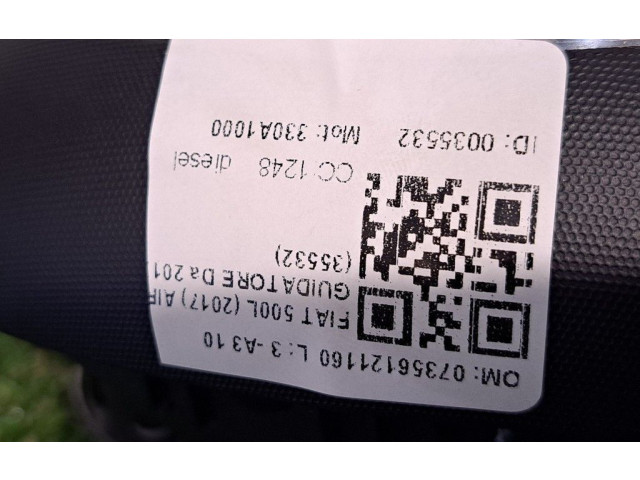 Подушка безопасности водителя 07356121160, 07356121160   Fiat 500L