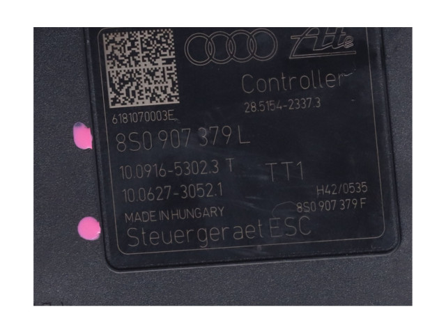 Блок АБС 8S0907379L   Audi  TT TTS RS Mk3 8S  2014 -  года