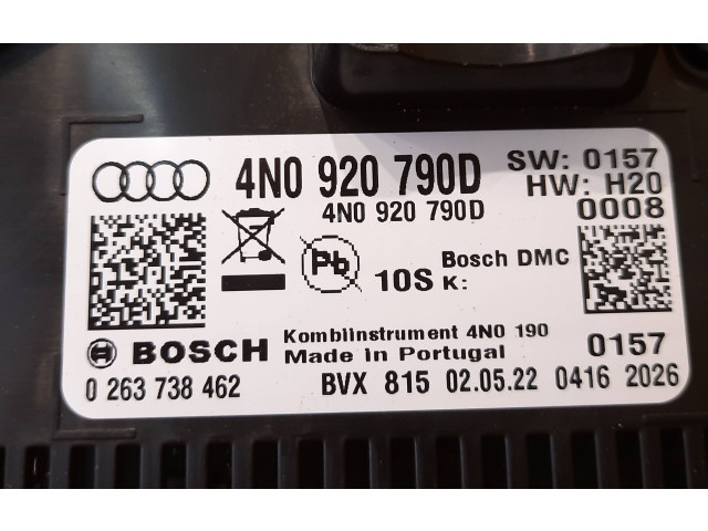Přístrojová deska Audi A8 S8 D5 2017 4N0920790D, 4N0920790D