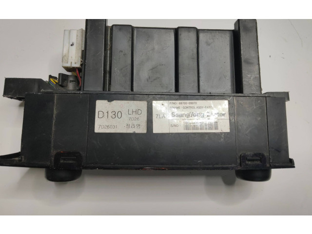 Блок управления климат-контролем 6870009070, 7D26031 SsangYong Kyron
