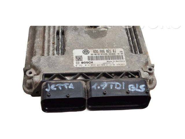 Блок управления двигателя 03G906021QJ, 1039S25116 Volkswagen Jetta V
