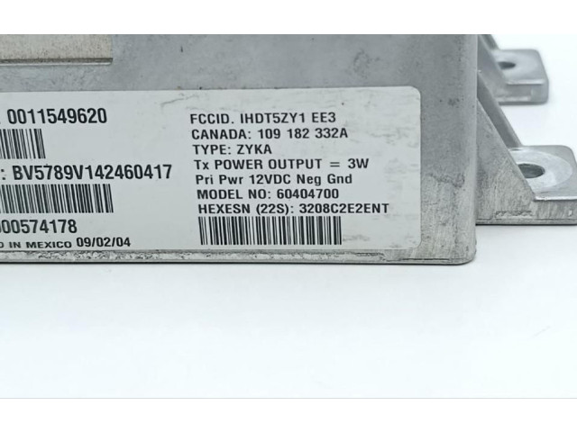 Блок управления 21995789, 0011549620   Chevrolet Corvette C6