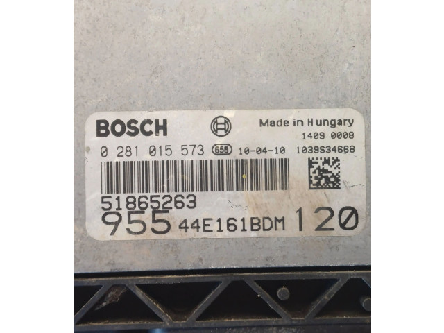 Блок управления двигателя 51865263, 0281015573 Alfa Romeo Mito