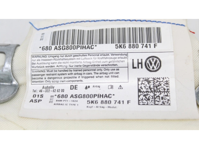 Боковая подушка безопасности 5K6880741 Volkswagen Golf Plus