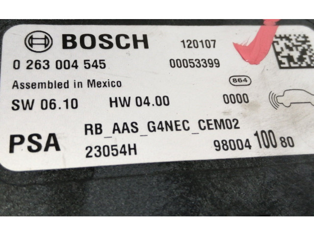 Блок управления 0263004545 Dacia Sandero