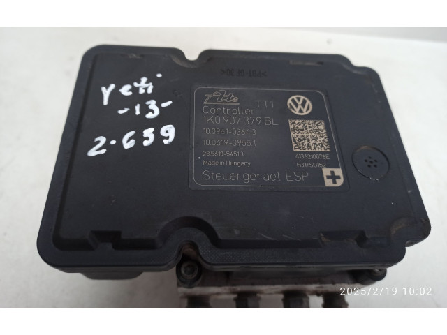 Блок АБС 1K0907379BL, 1K0614517DP Skoda Yeti (5L) 2009 - 2017 года