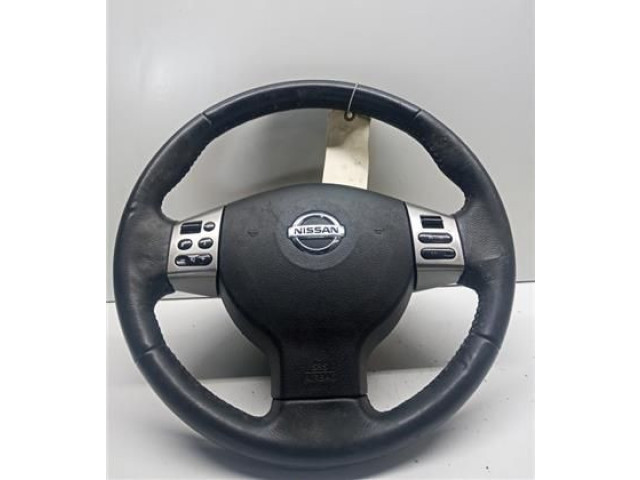 Руль Nissan Tiida C11 2004 - 2011 года 48430EM00A, 98510EM28C