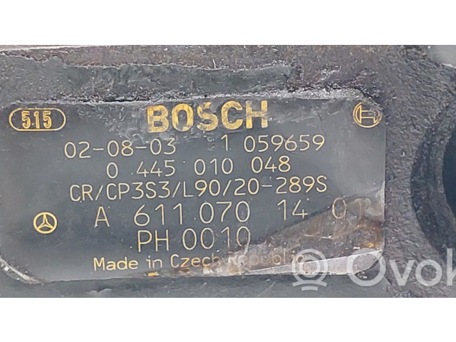 Vstřikovací čerpadlo A6110701401, 0445010048 Mercedes-Benz E W211 pro naftový motor 2.1 64696130029943