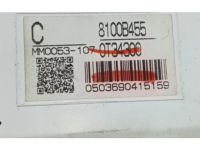 Панель приборов 8100B455, 0T34300 Mitsubishi ASX