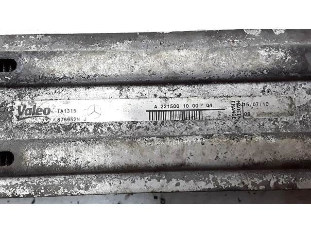 Интеркулер a221500100004 Mercedes-Benz S AMG W222