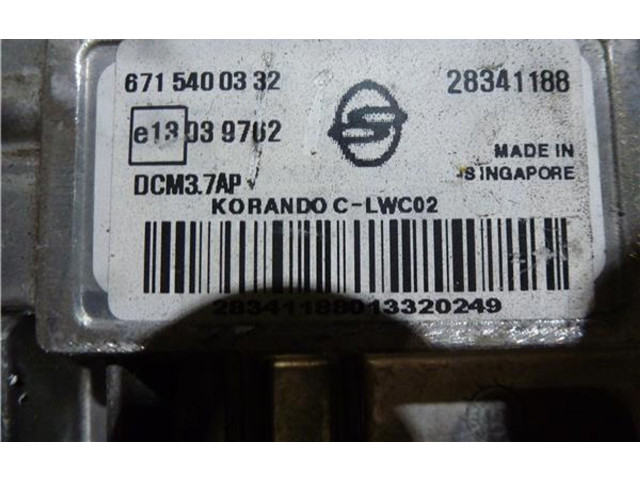 Блок управления двигателем Блок управления 6715400332, 28341188 SsangYong Korando