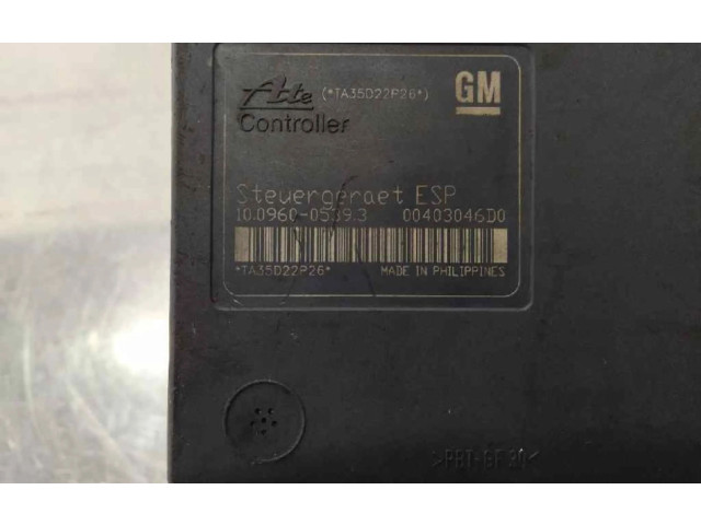 Jednotka ABS 13213610 Opel Astra H