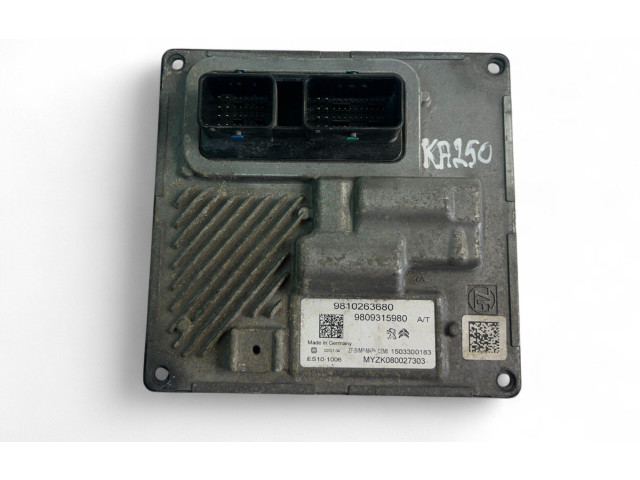 Блок управления коробкой передач 9810263680, 9809315980   Citroen C4 Cactus