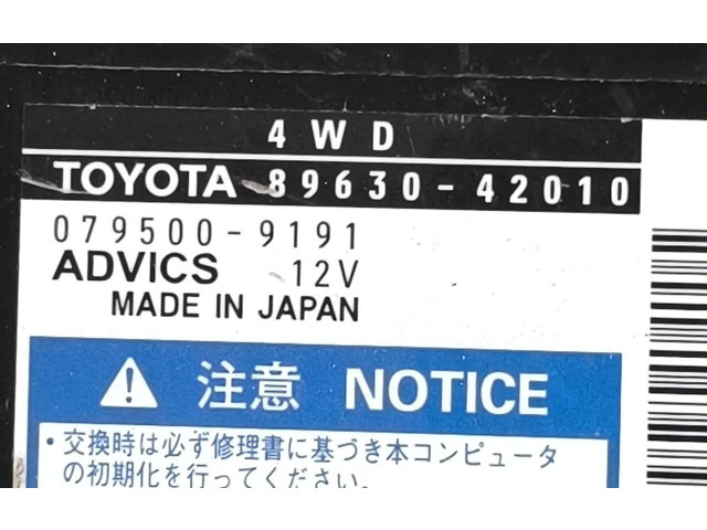 Блок управления редуктора коробки передач (раздатки) 8963042010, 0795009191   Toyota RAV 4 (XA30)