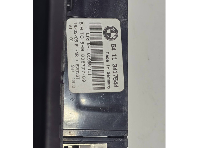 Блок управления климат-контролем 3417544, 00877709 BMW X3 E83