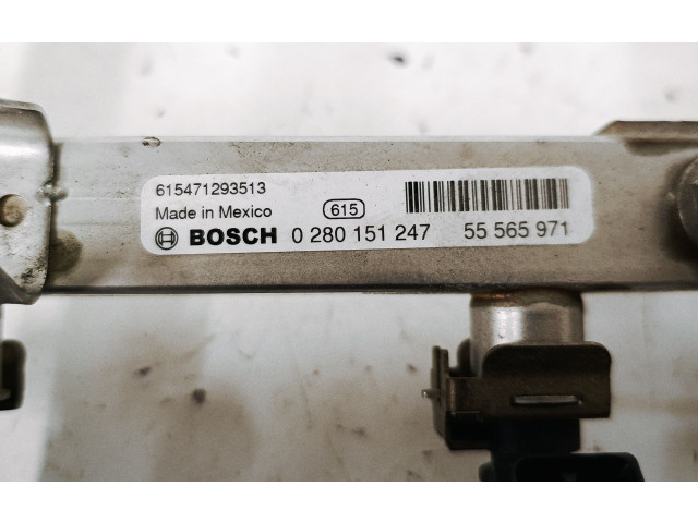 Комплект форсунок 55565971, 0280151247    Buick Encore I  B14XFT / LUV 