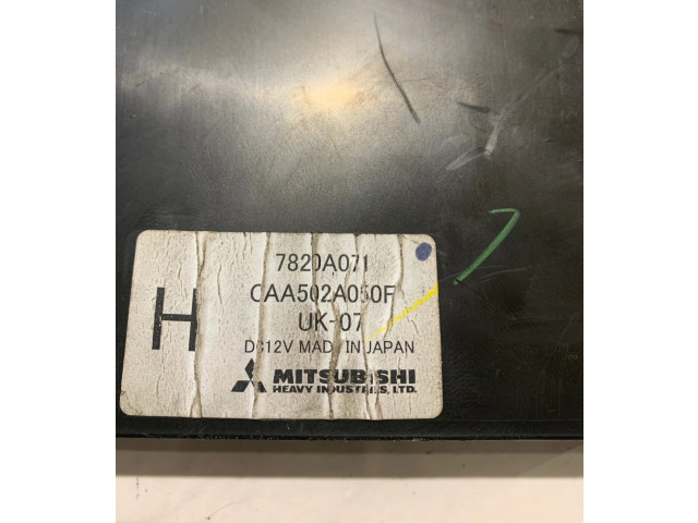 Блок управления кондиционера воздуха / климата/ печки (в салоне) 7820A071, CAA502A050F Mitsubishi Grandis