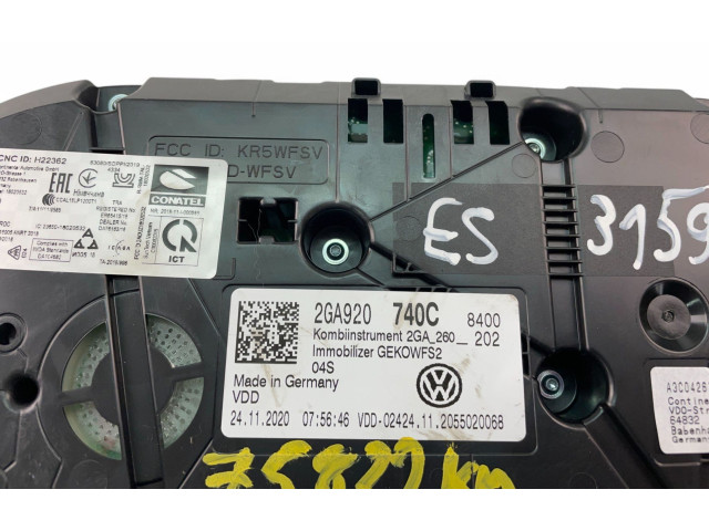 Přístrojová deska  Volkswagen T-Roc 2019 2GA920740C  