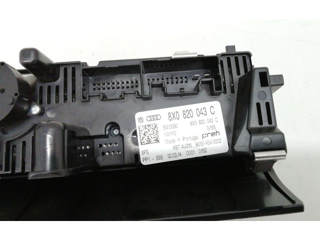 Блок управления климат-контролем 8X0820043C, 8X0820043C   Audi A1
